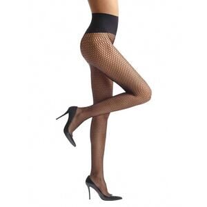 NEW COMMANDO honeycomb net tights in black